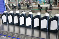 Ligne de remplissage automatique d'huile lubrifiante 1-20L, machine de remplissage de liquides pour l'huile comestible, l'huile d'olive et l'huile moteur