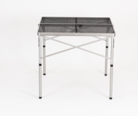 Table à cartes carrée pliante portable avec pieds pliables Petite table à cartes pliée en deux pour extérieur intérieur, légère et compacte