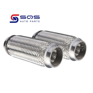 SQS de alta calidad, superventas, 57mm x 152mm, tubo Flexible trenzado automático, tubo Flexible de <span class=keywords><strong>escape</strong></span> de fuelle, junta flexible de <span class=keywords><strong>escape</strong></span> de <span class=keywords><strong>coche</strong></span> - Product Image 3