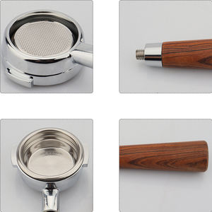 فلتر قهوة من بورتافلتر, مقبض من الخشب الأحمر بمقاس 58 مللي متر وبجودة عالية ، فلتر قهوة E61 وأداة قهوة إسبريسو وبورتافلتر ، تخفيضات هائلة - Product Image 6