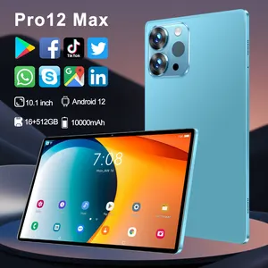 Tableta de juegos de 80 pulgadas pro12 MAX 4G dual sim 5G WIFI tableta de 10,1 pulgadas Android 12,0 TAB para niños