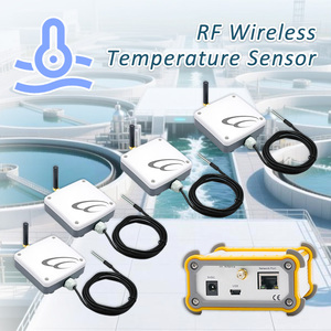 RF <b>Wireless</b> <b>Temperature</b> <b>Sensor</b> 2m Probe IP65 Waterproof Data Logger with Network Port and USB Interface - Product Image 1