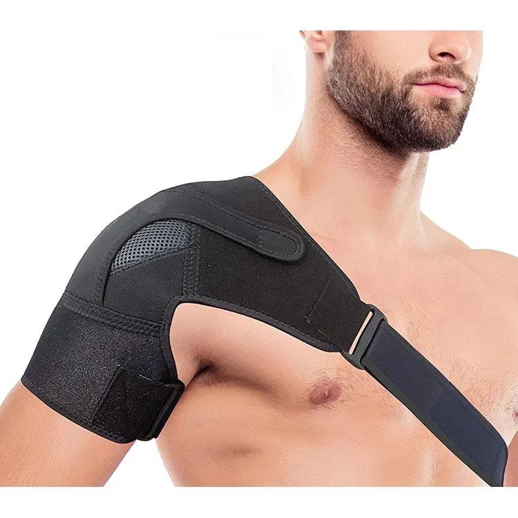 Joint Pain Relief Shoulder Brace with Ice Cold Gel and Hot Pack for Torn Rotator Cuff, AC Joint Dislocation, Labrum Tear Relief