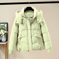 Doudounes d'hiver à la mode et décontractées, vestes rembourrées en coton pour femmes chaudes extérieures légères et épaisses