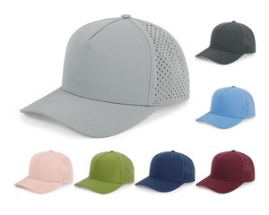 Custom Laser -Cut Baseball Cap Breathable Waterproof Golf Cap with Water Protection Gorra Waterproof Laser- Cut Baseball Caps - Product Image 6
