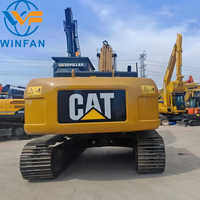 Excavatrice d'occasion Cat 323DL abordable, système fonctionnel complet pour les travaux de remise en état des terres agricoles