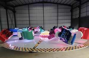 Manège Alibrother Crazy Break Dance pour parc d'attractions en plein air, 24 sièges, rotation de 12 m de hauteur, 120 degrés d'oscillation - Product Image 2