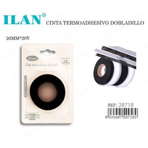 Cinta adhesiva termofusible de doble cara Ilan de 20 mm x 20 yardas para dobladillos - Product Image 3