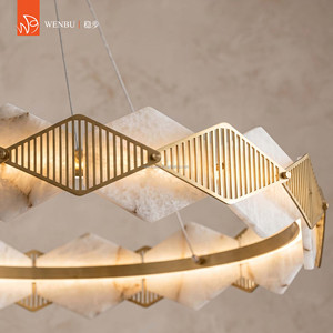 Luxury Marble Wall Lamp Golden LED <b>Light</b> for Living Room TV Background Wall <b>Corridor</b> Bedroom Bedside-for Home Use - Product Image 3