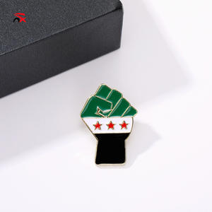 Лучшая цена! Металлическая брошь-значок с флагом Сирии, карта Сирии, для сумок и одежды - Product Image 2