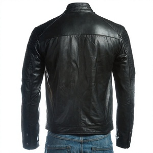 Premium Real Sheep Hide Leather Jacket For Men Fashionable And Long Lasting Comfort Durable <b>Classy</b> Outerwear Soft Premium Style - Product Image 3