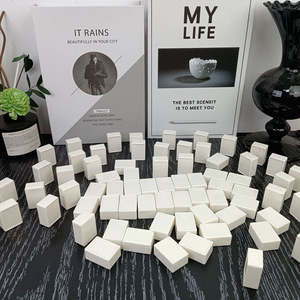 Board Game Customizable DIY <b>Plastic</b> <b>Blocks</b> Mahjong Accessories Children's Educational Toys Stock Cross-Border Bagged Packaging - Product Image 1