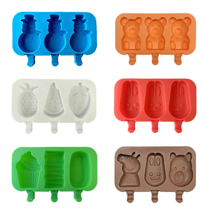 Nuevo <span class=keywords><strong>Molde</strong></span> de Silicona para <span class=keywords><strong>Helados</strong></span>, <span class=keywords><strong>Molde</strong></span> de Silicona de Grado Alimenticio para Paletas con Tapa y Palitos para el Verano - Product Image 6