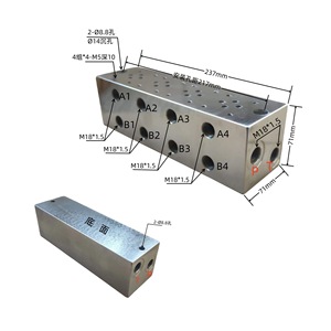 บล็อกวาล์วไฮดรอลิก YUKEN M18*1.5 วาล์วควบคุมทิศทาง 4 ทาง พร้อมฐานสำหรับใช้งานในอุตสาหกรรม - Product Image 1