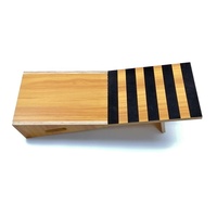 Conception de surface antidérapante poignée latérale supplémentaire civière de mollet portabilité réglable Squat Wedge incliné en bois planche inclinée