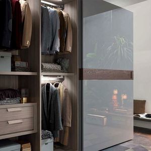 Armoire coulissante modulaire en MDF Santopova, design moderne, avec miroir, placard sur mesure - Product Image 3