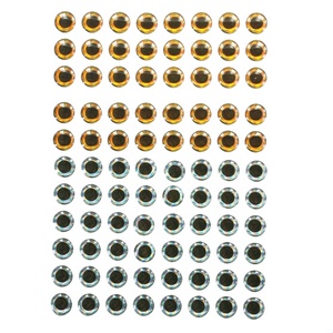 ตาปลอม 3 มิติ สำหรับเหยื่อตกปลา ขายส่ง พร้อมรูม่านตาสีดำ ทำจากพลาสติก สำหรับเหยื่อตกปลา - Product Image 1