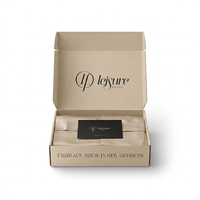 Boîte à courrier pliable de luxe sur mesure, recyclable, écologique, impression offset couleur intégrale, pliable pour emballage cadeau haut de gamme
