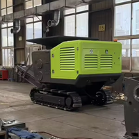 Concasseur mobile compact MONDE de norme européenne pour le recyclage du béton, des briques et de la pierre