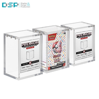 DSP Vietnam Factory Clear Magnetic UV Resistance  Old Modern Blister Booster Pack Acrylic Protector Display Case
