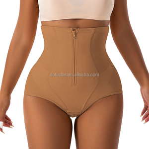 Mutandine Modellanti Plus Size a Controllo Forte, Sollevamento Glutei, Snellenti, Contenitrici <span class=keywords><strong>Pancia</strong></span>, Modellanti <span class=keywords><strong>Fianchi</strong></span>, Antibatteriche, con Doppia Cerniera - Product Image 4