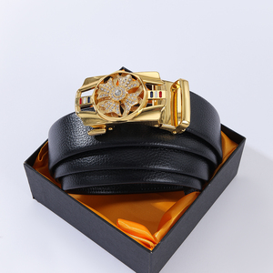 Cinturón de Cuero Vacuno de Alta Calidad para Hombre con Hebilla de Aleación, <span class=keywords><strong>Regalo</strong></span> Perfecto para el Uso Diario de Hombres a la Moda - Product Image 6