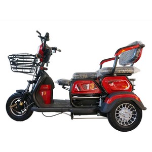 3 asientos 2 Persona eléctrico plegable abierta 48v <span class=keywords><strong>triciclo</strong></span> para <span class=keywords><strong>mayores</strong></span> - Product Image 1