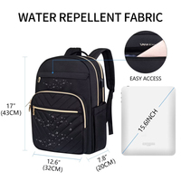 Ensemble multifonctionnel de trois pièces pour le voyage d'affaires Sac à dos scolaire Chargement USB Sac à dos d'ordinateur pour étudiants Sac pour ordinateur portable