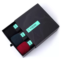 Boîte d'emballage en papier de luxe personnalisée pour sous-vêtements masculins