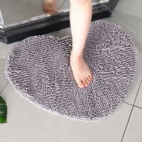 Tapis de bain en chenille douce, tapis de salle de bain moderne, plusieurs couleurs, décoration intérieure, vente en gros