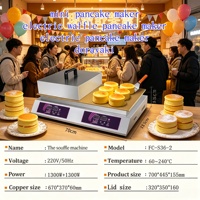 Machine à Dorayaki Haute Efficacité pour la Production Commerciale de Crêpes, Pancakes et Soufflés