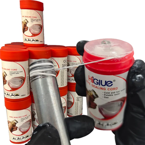 Película adhesiva de construcción HG55, 50m, 80m, 150m, 160m, cable de sellado de rosca de tubería para fijación de plomería, rosca de tubería y cable de sellado - Product Image 5