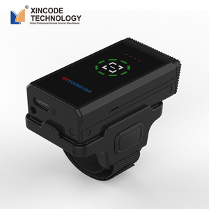 Lecteur de codes-barres sans fil Xincode 1D 2D QR avec Bluetooth, <span class=keywords><strong>mini</strong></span>-scanner portable à porter au doigt, lecteur de codes-barres pour l'inventaire - Product Image 2