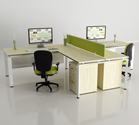 Taille personnalisée En Bois De Style Simple Table De Bureau D'ordinateur En Bois de Bureau