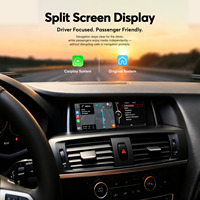Ewaygps - Pantalla Táctil Multimedia Inalámbrica con Mirror Link, CarPlay y Android Auto, Resolución 1920*720, para BMW X3 F25 F26