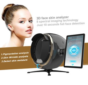Dermatoscopio <span class=keywords><strong>3D</strong></span> portátil de 8 espectros, máquina de análisis de piel Facial, espejo mágico, lámpara de madera, analizador de piel para Spa Beauty AI EU/IT - Product Image 4