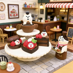 Figuras en Miniatura de Cafetería Estilo Japonés - Gato Cupido - Regalo Creativo para el Día de San Valentín - Artículos de Decoración para el <span class=keywords><strong>Hogar</strong></span> - Product Image 3
