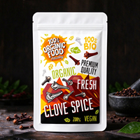 Sachet plat à trois soudures latérales avec motif personnalisé pour mélange d'épices BBQ, sachet d'assaisonnement, emballage, fournisseur en gros