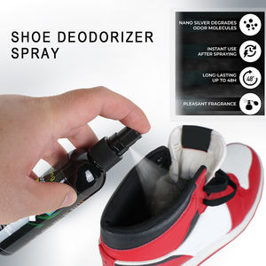 Ambientador de zapatos con pulverizador y desodorante de bolas, kit de carbón activado ecológico con fórmula <span class=keywords><strong>natural</strong></span> - Product Image 5