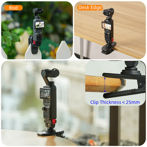 Clip magnétique à dégagement rapide réglable pour sac à dos, clip crocodile robuste pour accessoires de base d'adaptateur DJI Osmo Pocket 3/Pocket 4 - Product Image 3