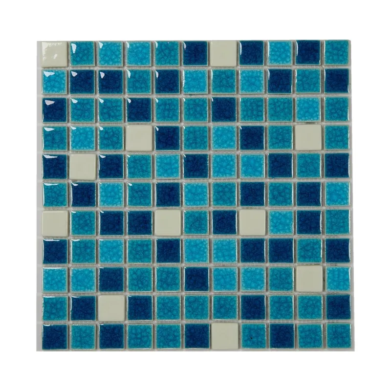 Di alta qualità fabbrica diretta di colore misto impermeabilizzante bagno piastrelle piscina mosaico in ceramica