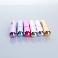 Mini flacon pulvérisateur de parfum en aluminium rechargeable de 5 ml, format voyage, mignon, vente chaude, directement de l'usine, en gros
