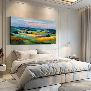 Pintura al Óleo de Paisaje Tradicional, Escena Colorida, Arte de Pared en Lienzo Hecho a Mano para Decoración de Apartamentos Urbanos, Hoteles y Salas de Estar - Product Image 5