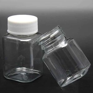 Vente en gros de flacons en plastique noirs vides de 120 ml pour médicaments, compléments alimentaires, capsules, avec bouchon à vis et impression sérigraphique - Product Image 3