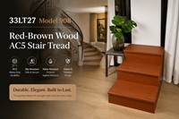 Marche d'escalier stratifiée ignifugée AC5 Heavy-Duty Step Accessories Carb2 OEM Custom B1 pour escaliers d'hôtel, fournisseur USA CA AU
