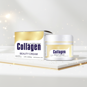 Crème hydratante <span class=keywords><strong>pour</strong></span> le <span class=keywords><strong>visage</strong></span> au collagène, aux peptides, aux perles et à la niacinamide, crème éclaircissante <span class=keywords><strong>pour</strong></span> le <span class=keywords><strong>visage</strong></span>, bienfaits anti-âge <span class=keywords><strong>pour</strong></span> tous les types de peau - Product Image 1