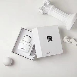 Chai Nước Hoa Rỗng Hình Tròn Màu Trắng Đen 50Ml Bán Sỉ Theo Yêu Cầu Kèm Hộp - Product Image 6