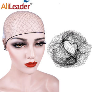 Dùng Một Lần Nylon Hairnet Mềm Dòng Đàn Hồi Lưới Lớn Tóc Giả Lưới Dệt Vô Hình Nhảy Múa Tóc Lưới Cho Tóc Giả Đóng Gói Tóc Bun Styling