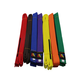 Fabricante al por mayor logotipo personalizado bordado artes marciales Taekwondo Karate Judo brasileño <span class=keywords><strong>Jiu</strong></span> <span class=keywords><strong>Jitsu</strong></span> BJJ cinturones - Product Image 5