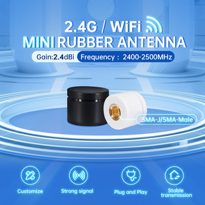 2400-2500mHz 2.4dbi <span class=keywords><strong>Mini</strong></span> ăng ten cao su omni-directional wifi không dây SMA nối STUBBY ăng ten cho wifi IOT thiết bị - Product Image 2